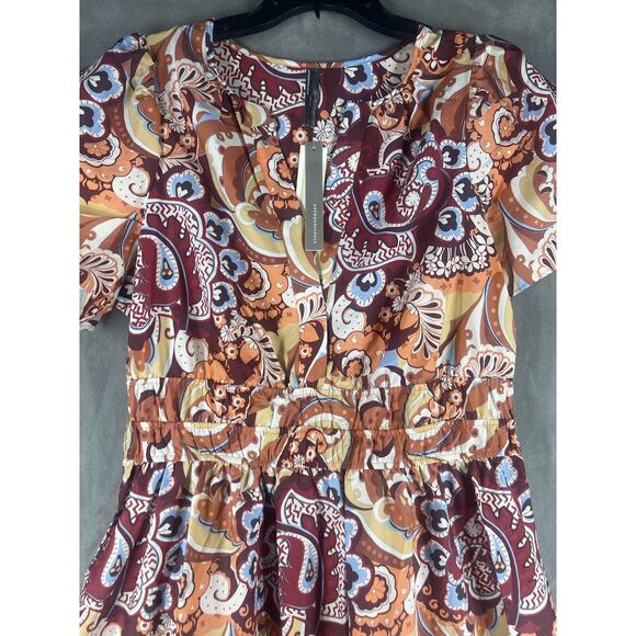 Anthropologie The Somerset Maxi Dress Size X- Large XL Geometric Print - Picture 5 of 12